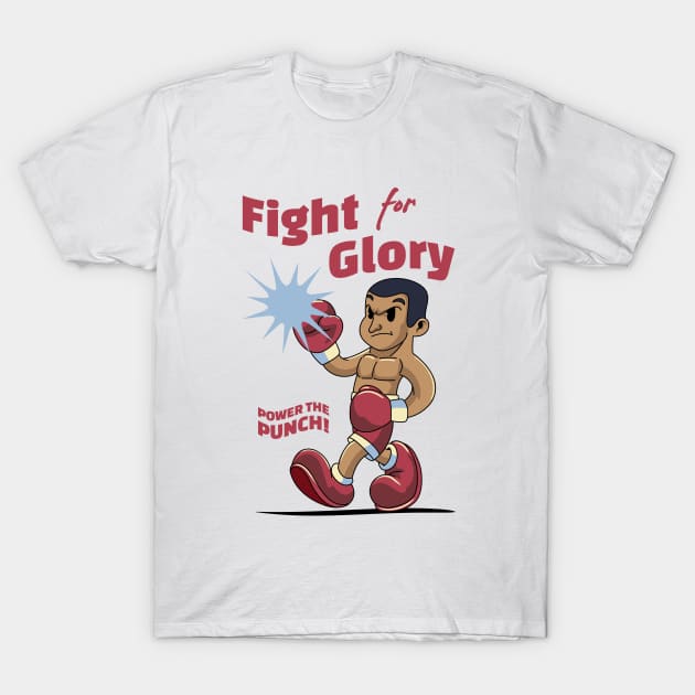 Fight for Glory Boxing T-Shirt by milatees